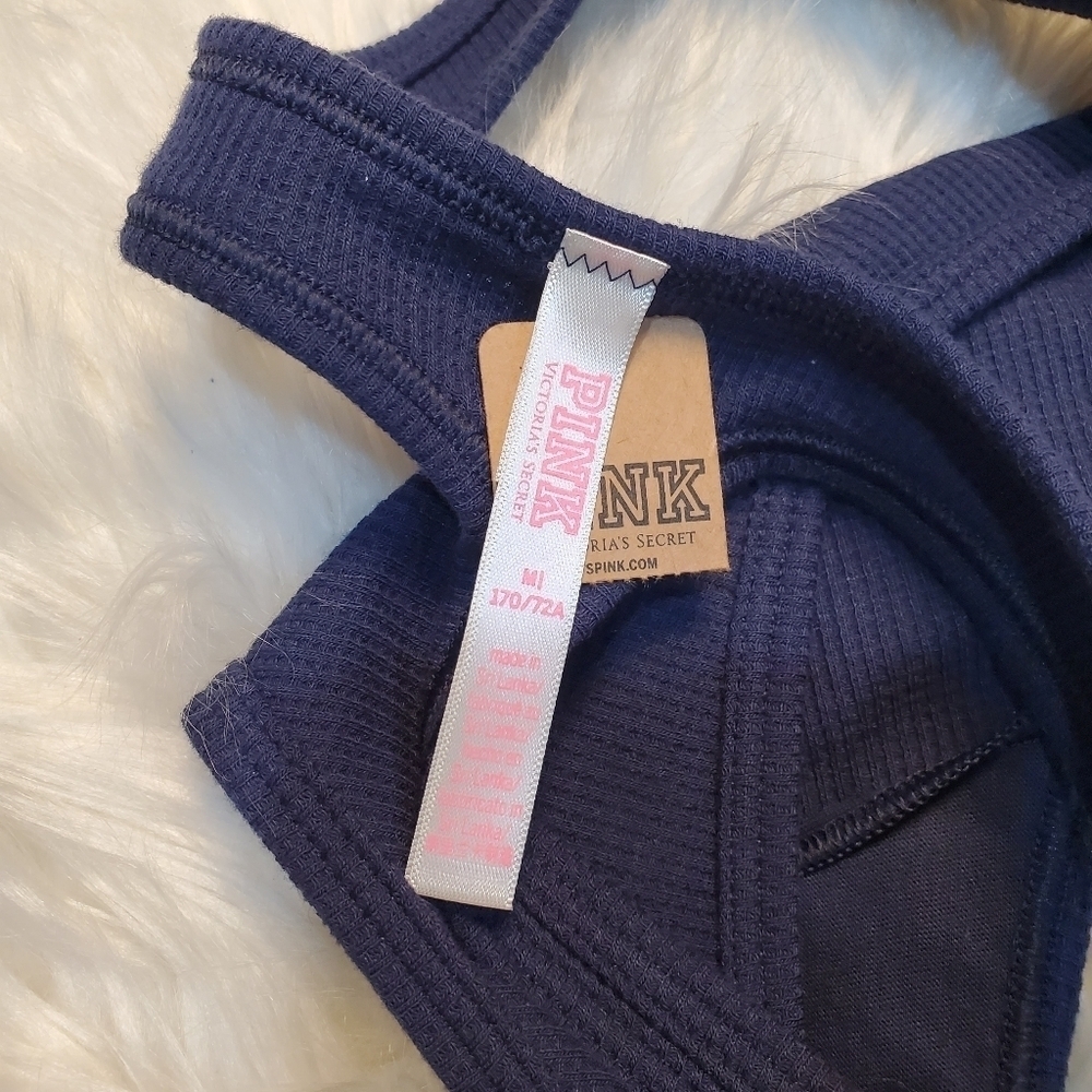 Pink Victoria's Secret Cotton High-Leg Thong Panty - Picture 5 of 6